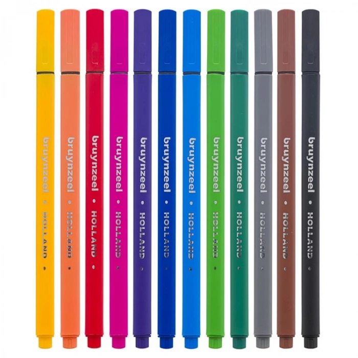 BRUYNZEEL FINELINER BASIC 0.4mm 12Lİ  KALEM SETİ  - B60241112