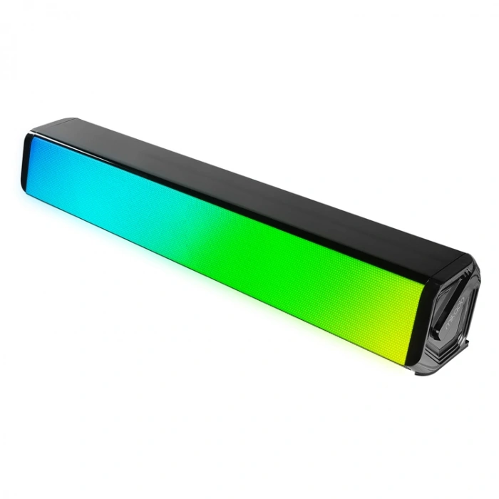 MİKADO MD-S605 2*2 5Wx2CH RGB LEDLİ OYUNCU SİYAH SOUNDBAR SPEAKER