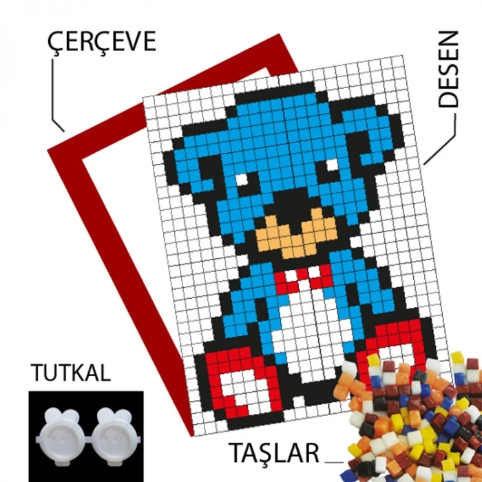 KUMTOYS CAM MOZAİK YAPIŞTIRMA