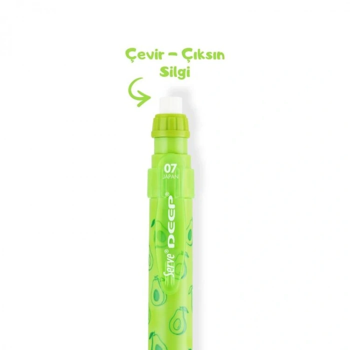 SERVE DEEP VERSATİL KALEM 0.7 NEON YEŞİL AVOKADO
