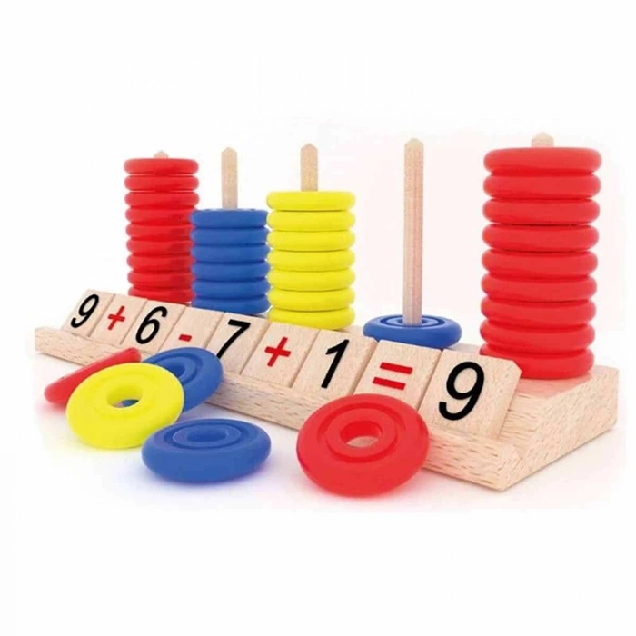 SUNMAN S00002864 MATEMATİK OYUNU ABAKÜS VE İŞLEM SETİ KUTULU