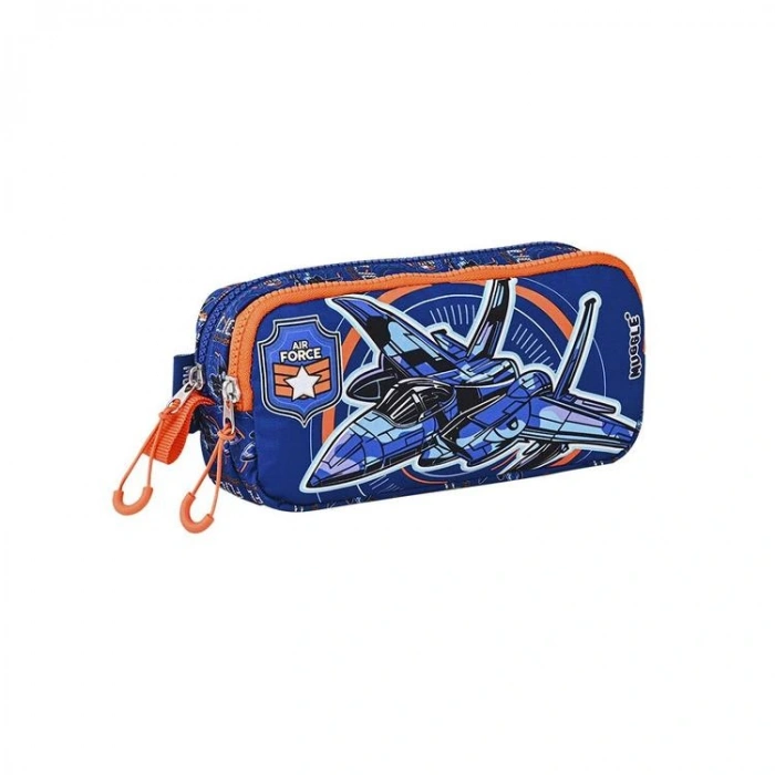 MUGGLE MU-5894 AIRFORCE 2 BÖLMELİ KALEM ÇANTASI