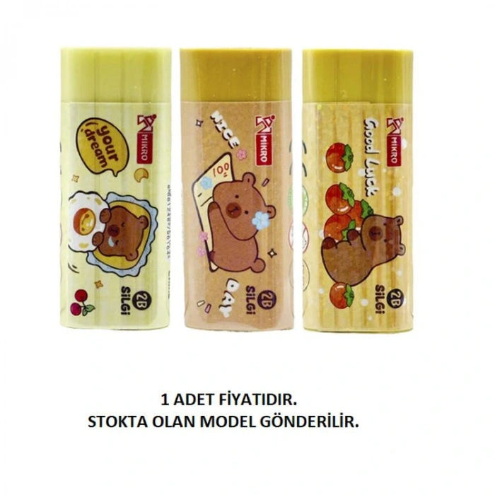 MİKRO ER523 KOKULU LUCKY BEAR SİLGİ - TEKLİ