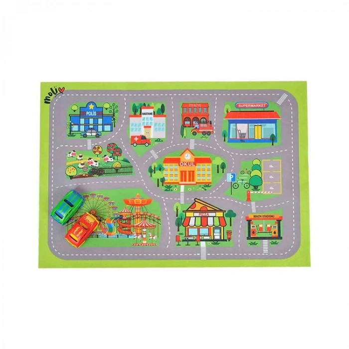 SARP MOLIE MOL-010 ŞEHİR MACERASI OYUN HALISI 65 x 55 cm