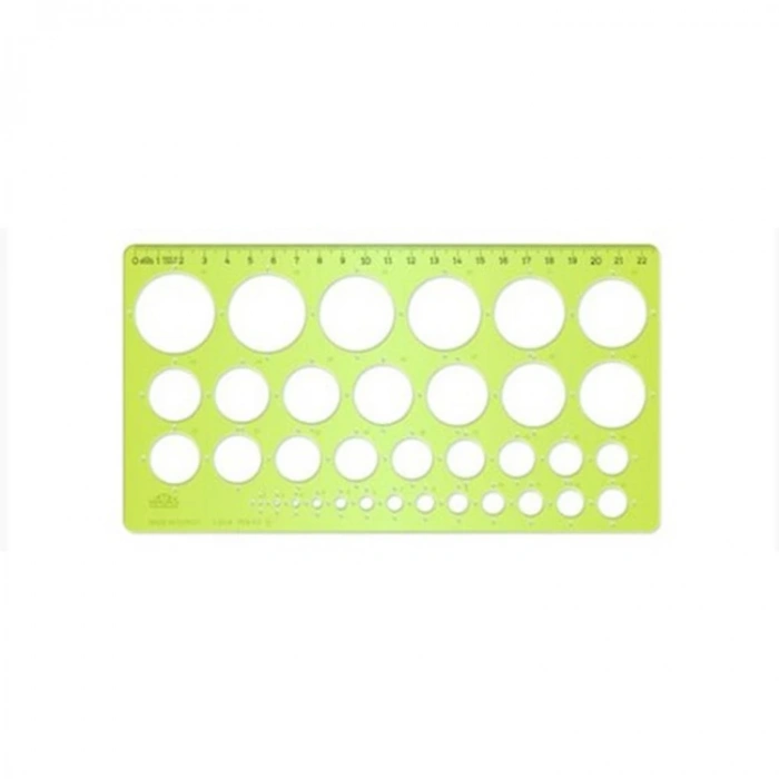 HATAS 02271 DAİRE ŞABLONU 1-35mm CETVELLİ