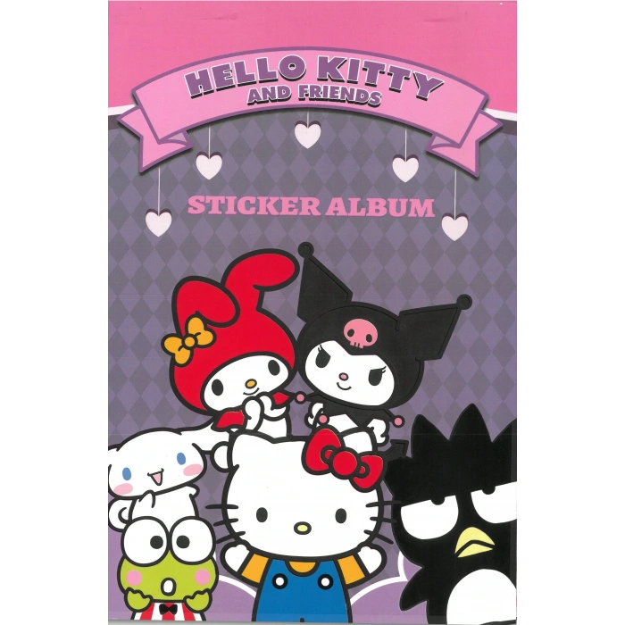 HELLO KITTY & KUROMI FRIENDS STICKER ALBÜMÜ - 15631