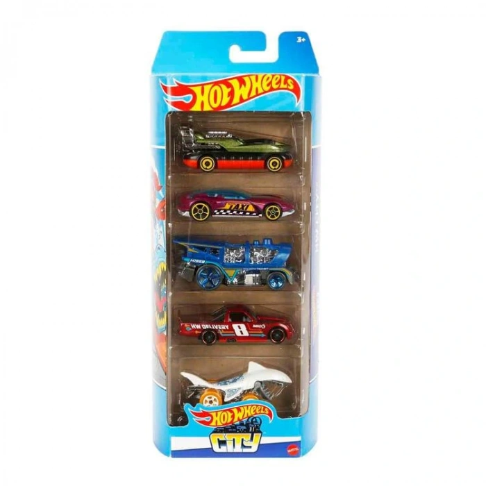 MATTEL HOT WHEELS 01806 5 Lİ ARABA SETİ 3+