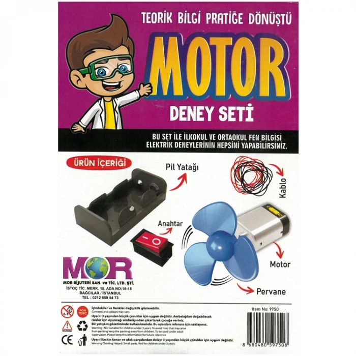 MORTOYS 9750 MOTOR DENEY SETİ KUTULU