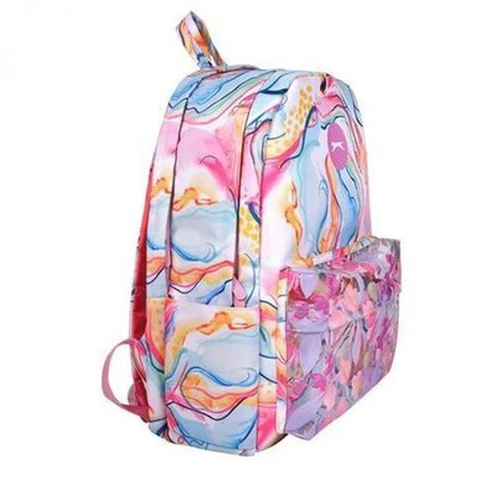 ME SLAZENGER 24040 PVC DETAYLI FLOWERS SIRT ÇANTASI RENKLİ ÇİÇEKLİ