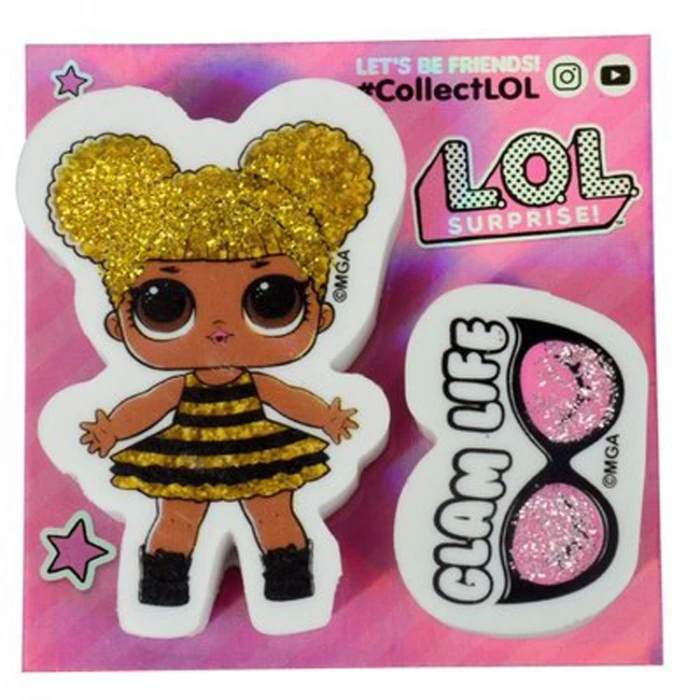 L.O.L 504930 ŞEKİLLİ 2Lİ SİLGİ