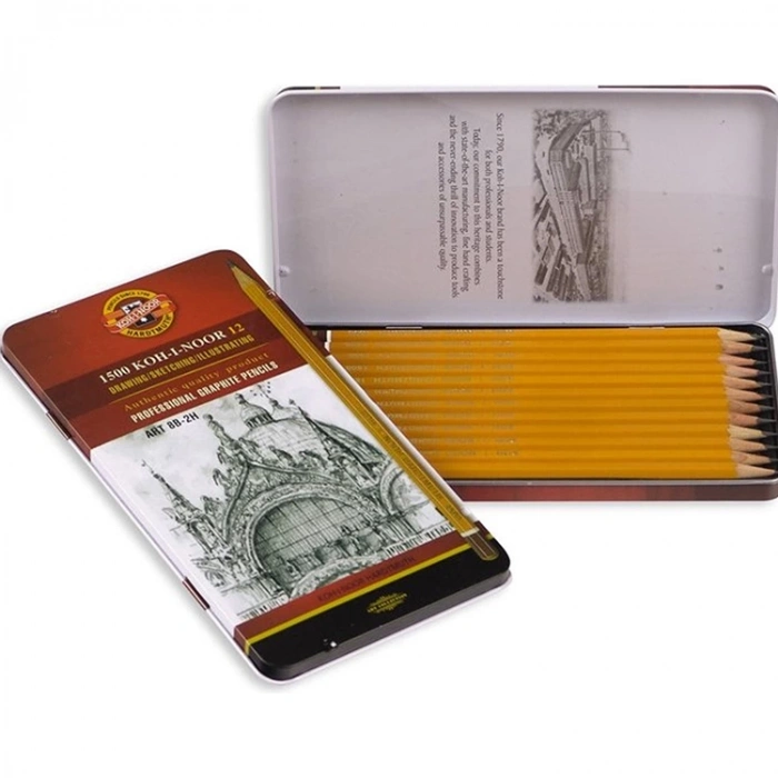 KOH-I NOOR 1502 HARRDTMUTH 12Lİ DERECELİ KALEM SETİ