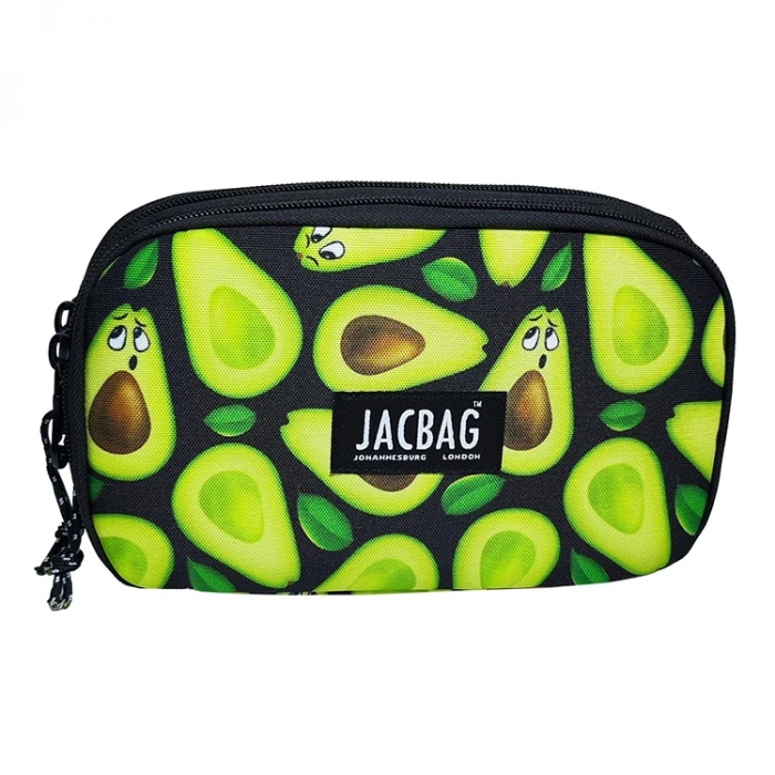 JACBAG DUAL COVER JAC-11 OVAL- ÇİFT KAPAKLI KALEM ÇANTASI