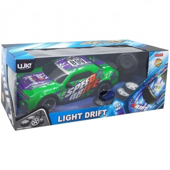 CAN OYUNCAK UJ99-PY362 ŞARJLI IŞIKLI UZAKTAN KUMANDALI DRIFT ARABA 3+