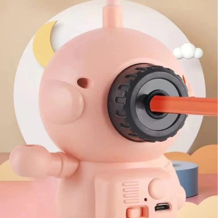 YLZ MASA LAMBASI 476 ASTRONAUT KALEMTRAŞLI LED USB KABLOLU MAVİ KIRMIZI YEŞİL