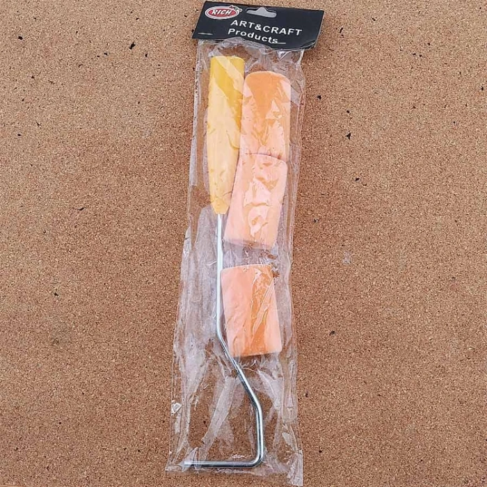 RİCH 86-11236 METAL SAPLI KADİFE RULO SET 5 CM