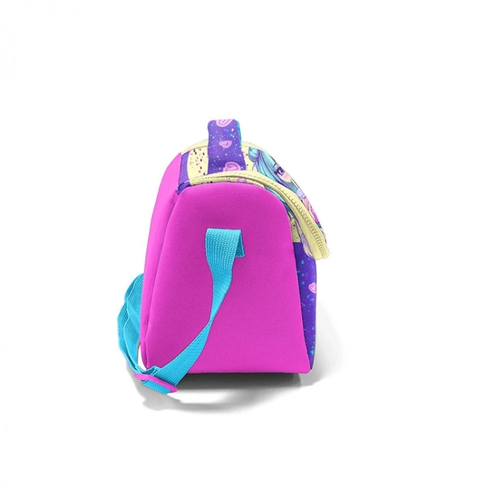 CORAL HIGH 11735 MOR PEMBE ANİME DESENLİ THERMO BESLENME ÇANTASI