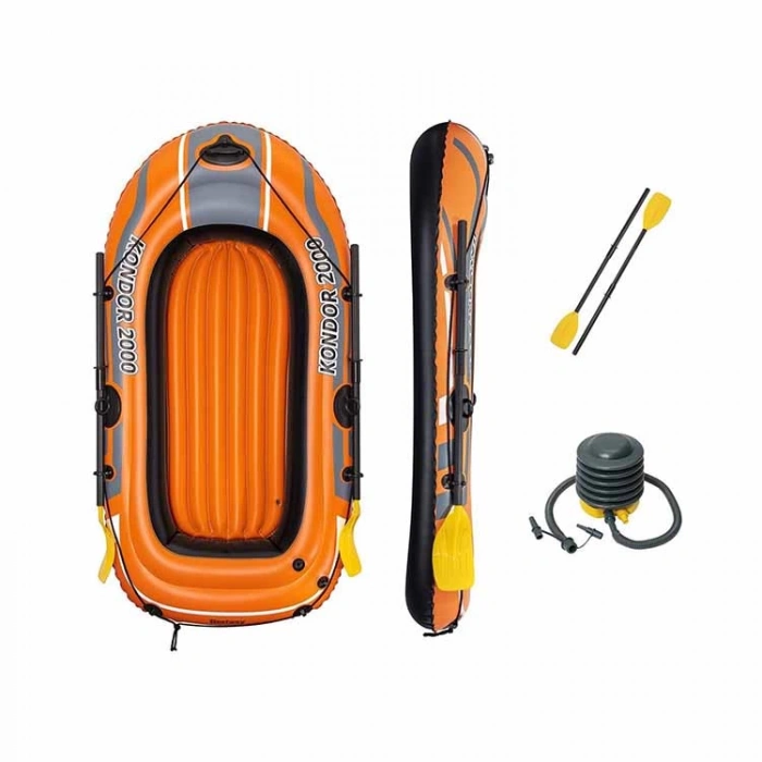 KZL- BW61062 ŞİŞME BOT+ POMPA + KÜREK 2 KİŞİLİK 190x114 cm