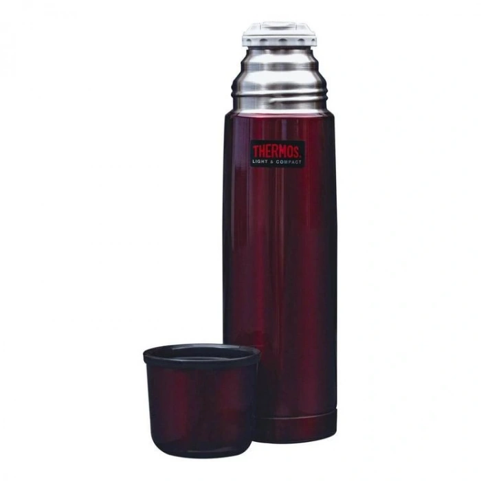 THERMOS FBB-750 (186879-AK) LIGHT & COMPACT LIGHT ÇELİK TERMOS PİPETSİZ 750ML - MIDNIGHT RED