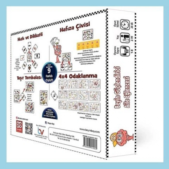 BB GAMES 74186 BEYİN BEYİN TAŞITLARI KART OYUNU