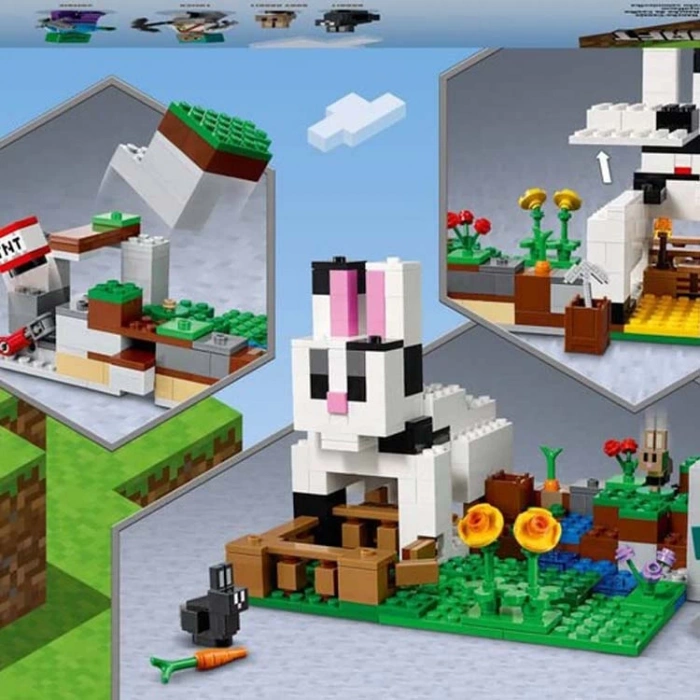 LEGO MINECRAFT 21181 RABBIT RANCH 340 PARÇA 8+