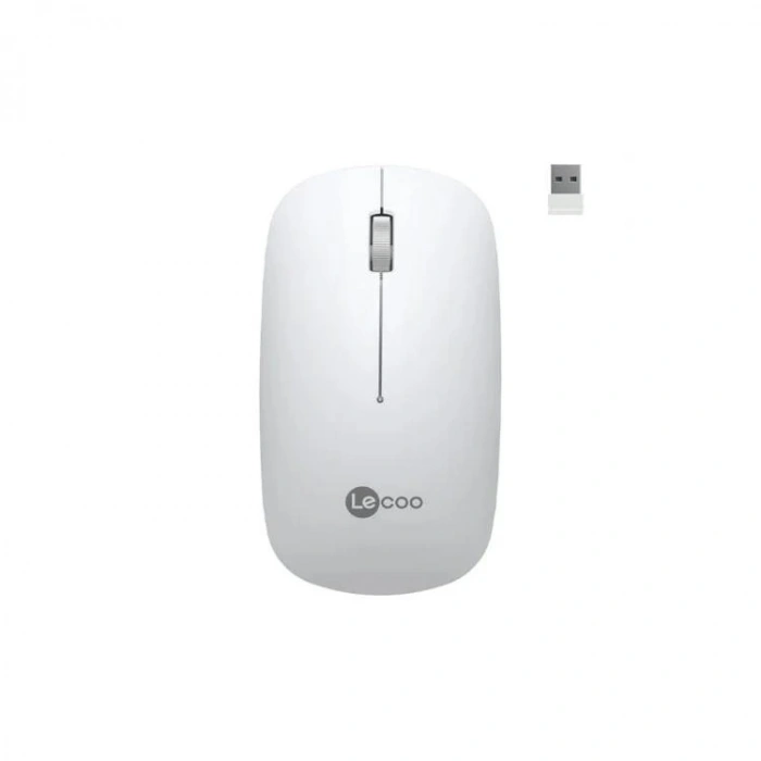LENOVO LECOO WS214 1200 DPI 3 TUŞLU KABLOSUZ MOUSE BEYAZ