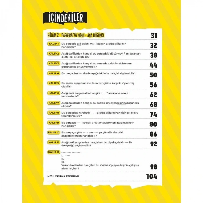 SINAV TYT AYT SINAV KALİTESİNDE PARAGRAF SORU BANKASI VE 6 ÖZEL DENEME