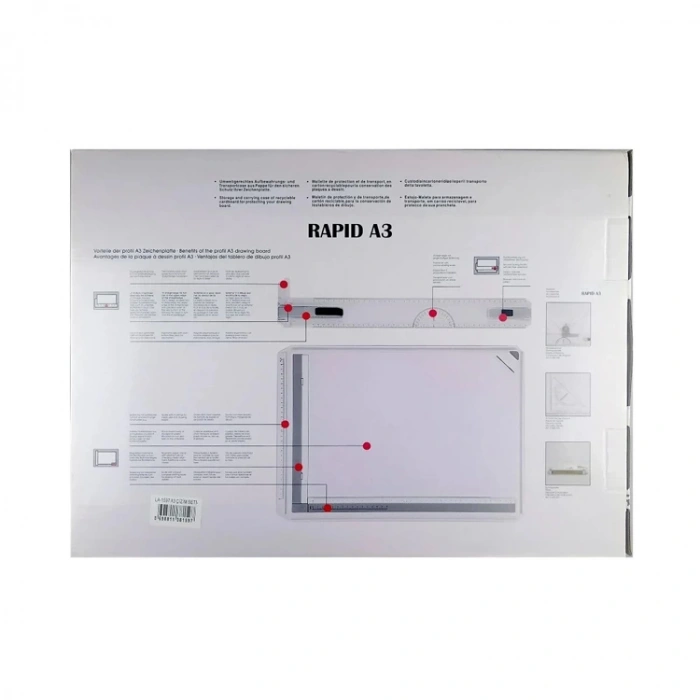 LUTART LT-1597 A3 GÖNYELİ ÇİZİM SETİ