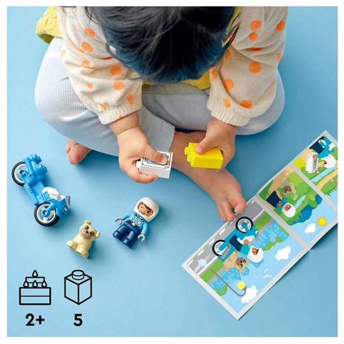 LEGO DUPLO 10967 KURTARMA POLİS MOTORSİKLETİ 6379254