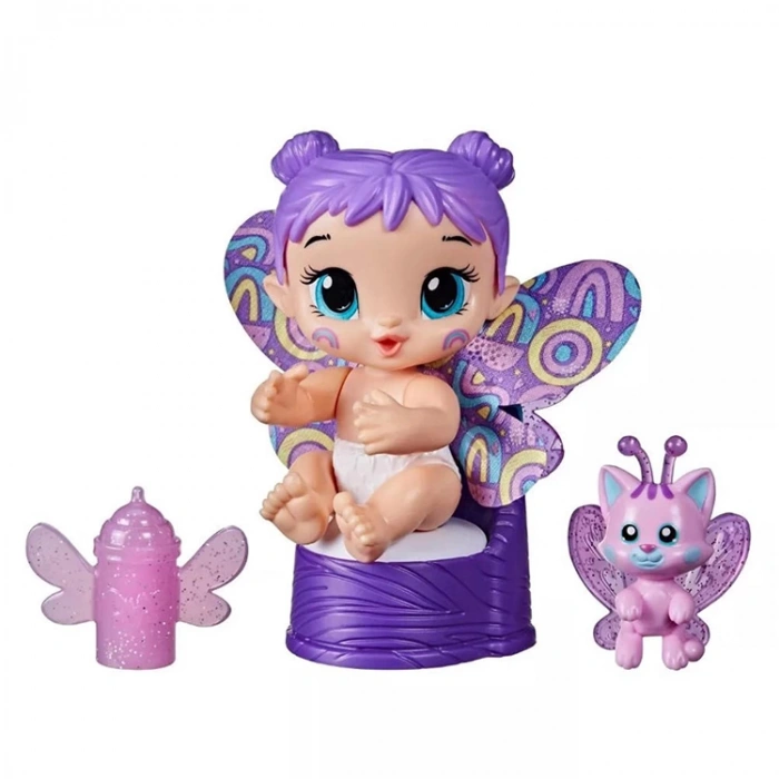 HASBRO F2437/ F2596 BABY ALIVE GLOPIXIES MİNİK PERİ BEBEK PLUM RAINBOW