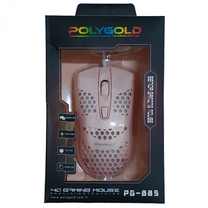 POLYGOLD PG-885 OPTİK IŞIKLI GAMİNG MOUSE - TEKLİ