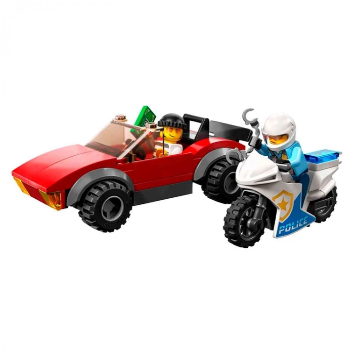 LEGO CITY POLICE MOTOSİKLETİ ARABA TAKİBİ  LSC-60392