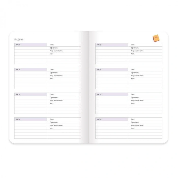 KESKİN 17X24 CİLTLİ SERT KAPAK AKADEMİK AJANDA - ETNİK 830220-99