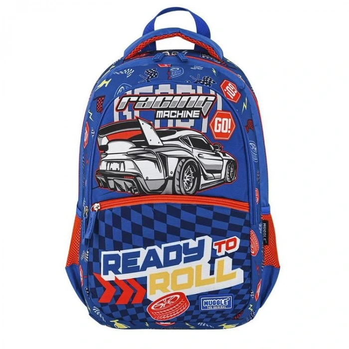 MUGGLE MU-9152 READY BLUE 3 BÖLMELİ SIRT ÇANTASI