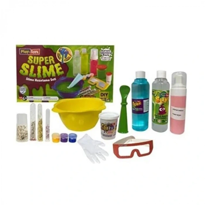 PLAY TOYS 2755 KENDİN YAP SÜPER SLIME HAZIRLAMA SETİ 6+