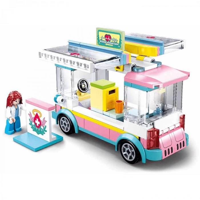 SLUBAN B0797 SLUBAN GIRLS DREAM AMBULANS LEGO 195 PARÇA