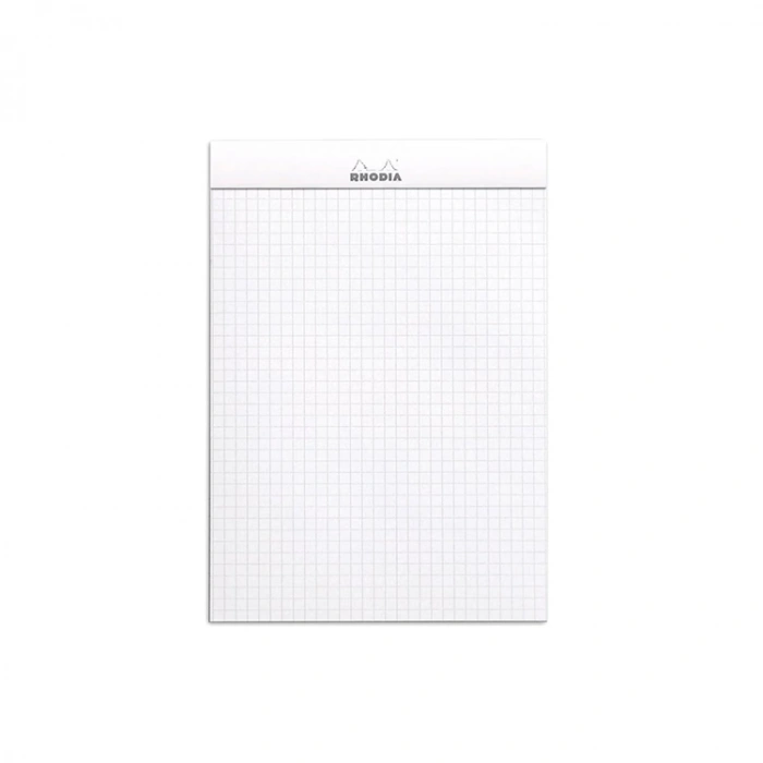 RHODIA DOT 148x210mm A-5 KARELİ DEFTER BEYAZ KAPAK 80 YP.