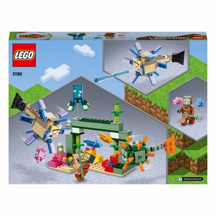 LEGO MINECRAFT 21180 THE GUARDIAN BATTLE 255 PARÇA