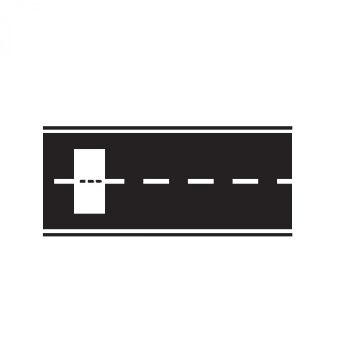 JORDANIA MAKET JE04-YOL100S ASFALT YOL YAPIŞKANLI SİYAH 1/100 50cm.