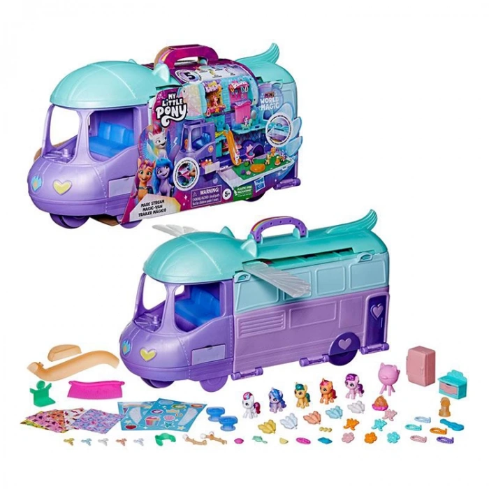 MY LITTLE PONY F7650 MINI WORLD MAGIC MARE STREAM KARAVAN SÜRTMELİ 5+