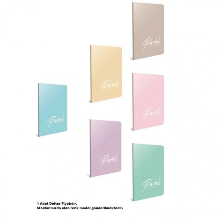 GIPTA PASTELS A4 TEL DİKİŞLİ PP KAPAK 40 YP ÇİZGİLİ DEFTER - 4113