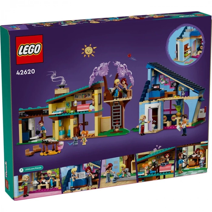 LEGO FRIENDS 42620 OLLY VE PAİSLEYNİN AİLE EVLERİ