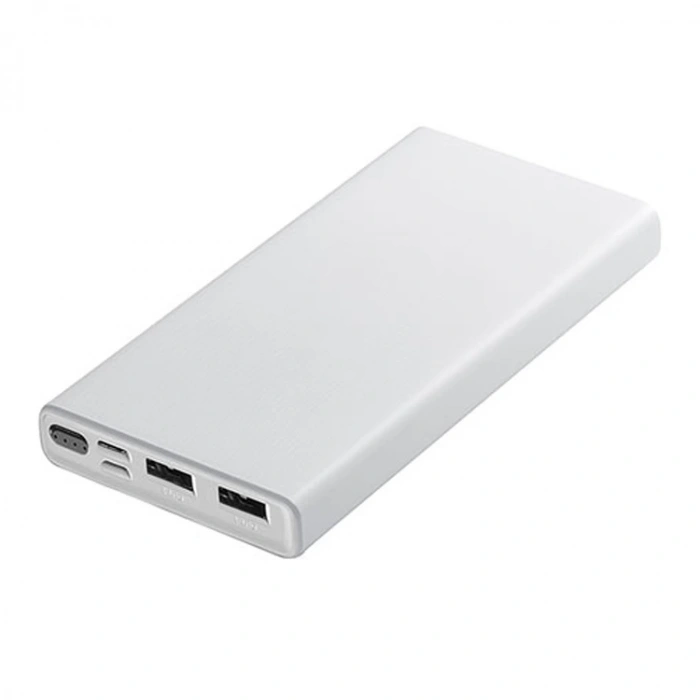 HYTECH HP-S10 10000mAh POWERBANK 2 USB PORT BEYAZ TAŞINABİLİR PİL ŞARJ CİHAZI