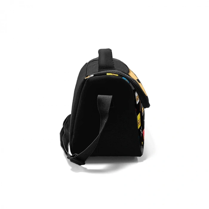 CORAL HIGH 11811 KIDS SİYAH NİNJA DESENLİ THERMO BESLENME ÇANTASI