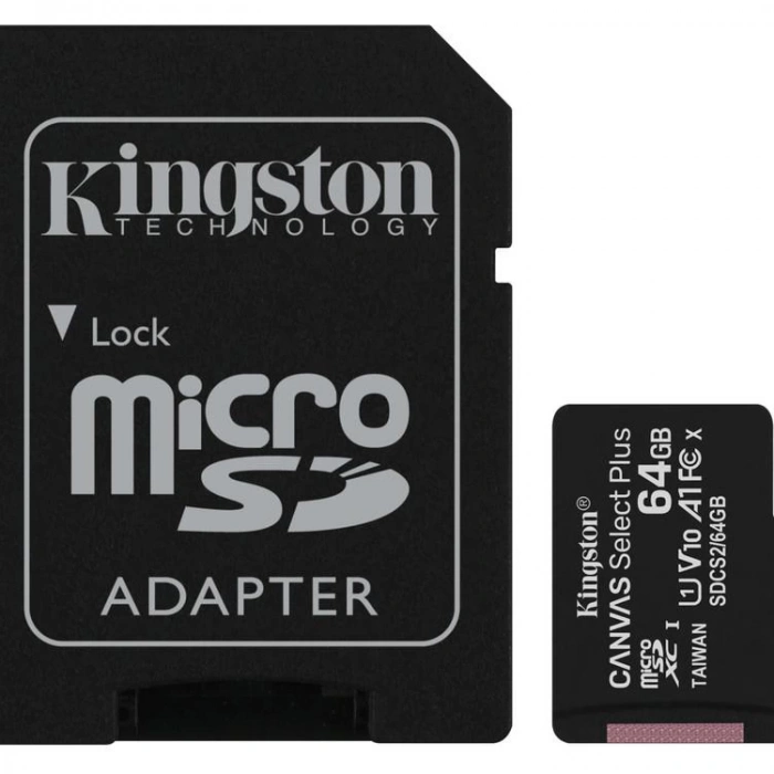 KINGSTON SDCS2 64GB MICRO SDXC CANVAS SELECT HAFIZA KARTI