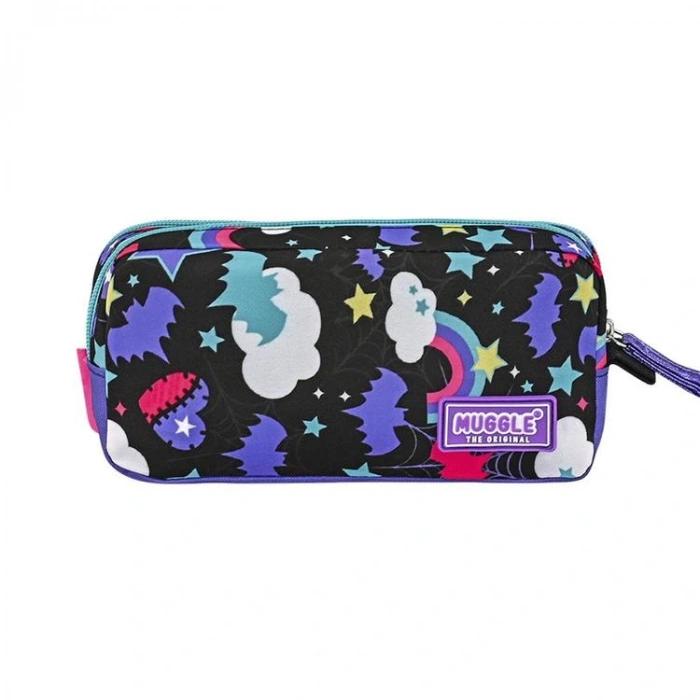 MUGGLE MU-9110 GOTIK GIRL KOLEKSİYONU 2 BÖLMELİ KALEM ÇANTASI