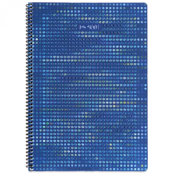 KESKİN DOTTE METALİZE A4 SPİRALLİ KARTON KAP. 80 YP. ÇİZGİLİ DEFTER