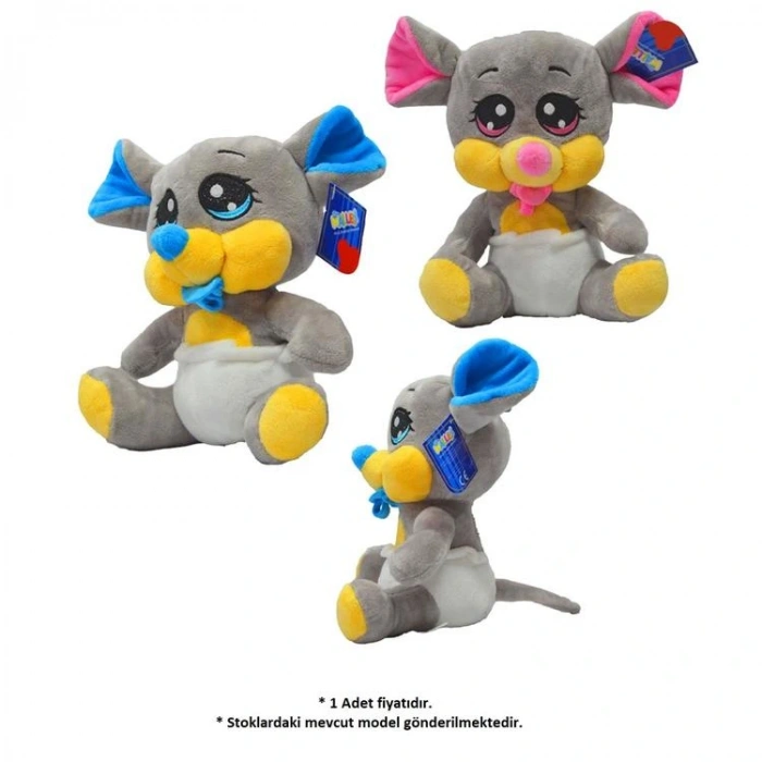 HALLEY PL62330 PELUŞ YAVRU FARELER 22 CM - TEKLİ