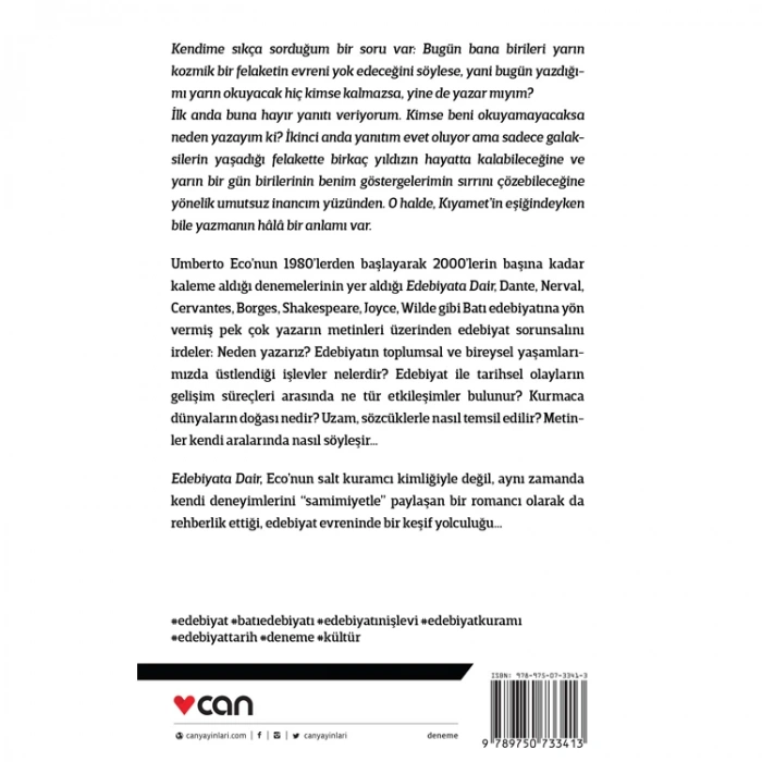 EDEBİYATA DAİR