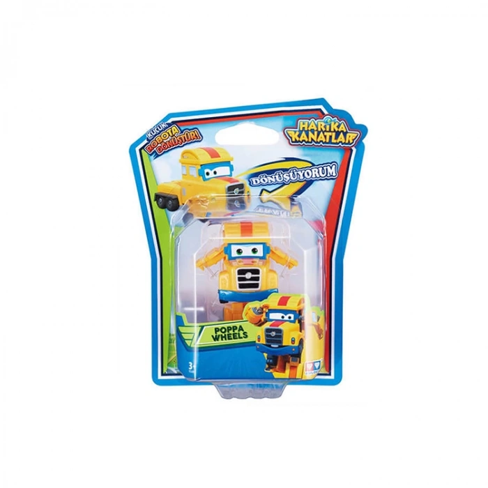 MEGA YW20025 HARİKA KANATLAR DÖNÜŞEN FİGÜR  POPPA WHEELS - TEKLİ