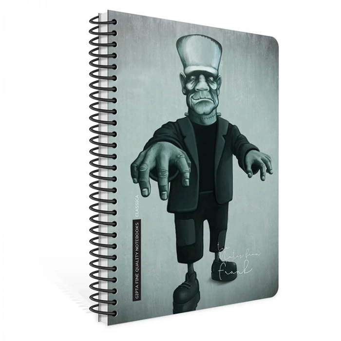 GIPTA CLASSICA SPİRALLİ SERT KAPAK 17x24 120YP.ÇİZGİLİ DEFTER